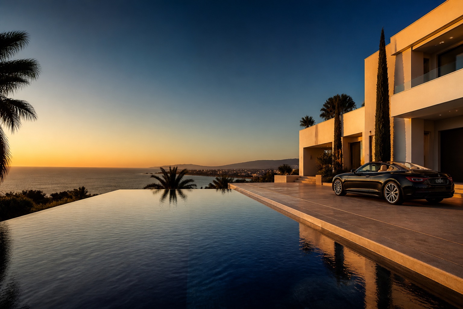 Contemporary Marbella residence overlooking the Mediterranean