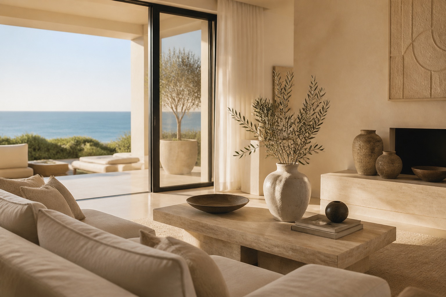 Mediterranean second home overlooking the sea